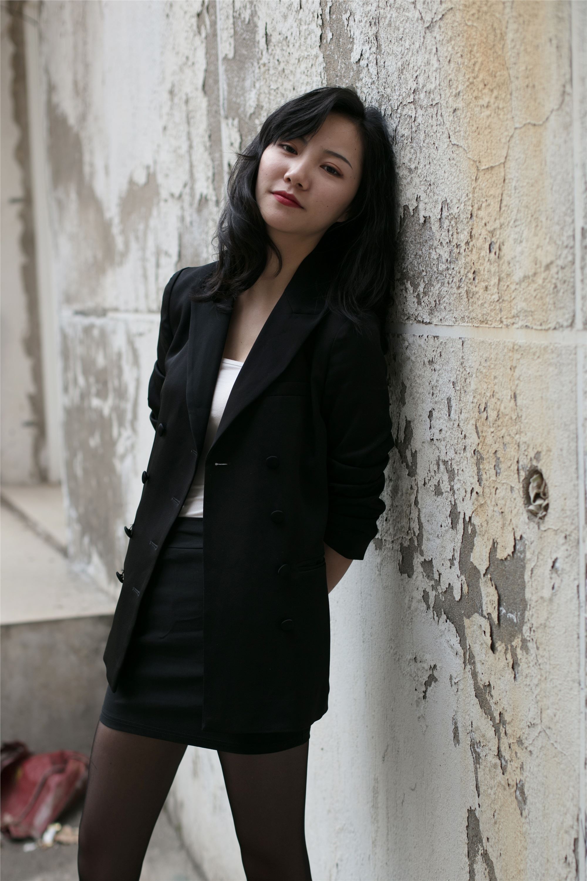 奈丝写真 NO.061 小啊刀-西装&短裙&黑丝